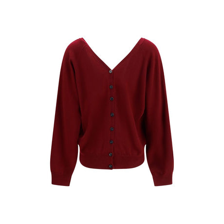 Lisa Yang Bordeaux Cashmere Cardigan