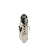 Golden Goose White Calf Leather Bos Taurus Low Top Sneakers