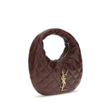 Saint Laurent Brown Lamb Ovis Aries Aries Shoulder Bag