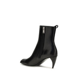 Alexander McQueen Black Calf Leather Bos Taurus Lace-Up Boots