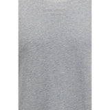 Balmain Gray Cotton Sweatshirt