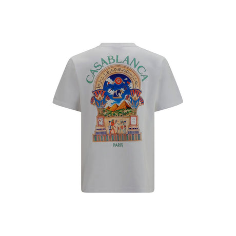 Casablanca White Cotton T-Shirt