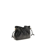 Saint Laurent Black Lamb Ovis Aries Aries Shoulder Bag