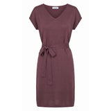 Malo Purple Silk Women Dress