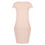 Malo Pink Cotton Women Dress