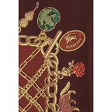 Burberry Bordeaux Silk Scarf