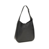 Saint Laurent Black Calf Leather Bos Taurus Shoulder Bag