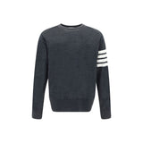 Thom Browne Gray Wool Oves Aries Sweatshirt