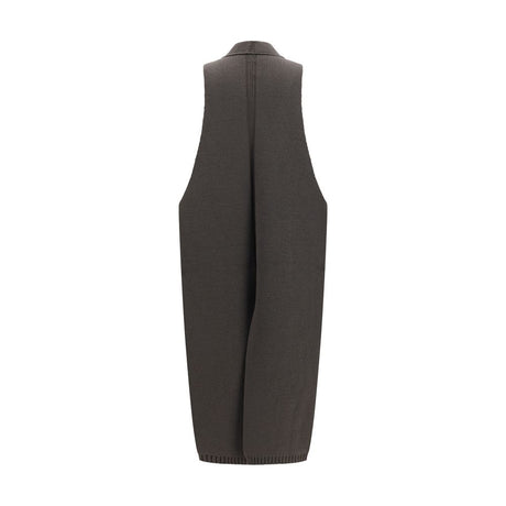 Rick Owens Gray Wool Oves Aries Sleeveless Jacket