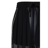 Dolce & Gabbana Black Silk Casual Pants