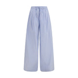 Dolce & Gabbana Blue Cotton Casual Pants