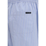 Dolce & Gabbana Blue Cotton Casual Pants