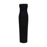 Balmain Black Viscose Cocktail Dress