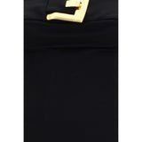 Balmain Black Viscose Cocktail Dress