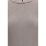 Rick Owens Gray Viscose Long Sleeve T-Shirt