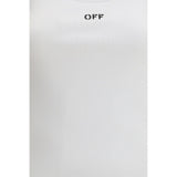 Off-White White Cotton Sleeveles T-Shirt