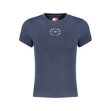 Tommy Hilfiger Blue Cotton Women's T-Shirt