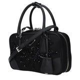 Prada Black Fabric Handbag