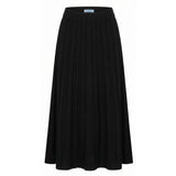 Malo Black Cotton Women Skirt
