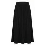 Malo Black Cotton Women Skirt