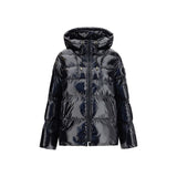 PINKO Black Polyamide Full-Length Jacket