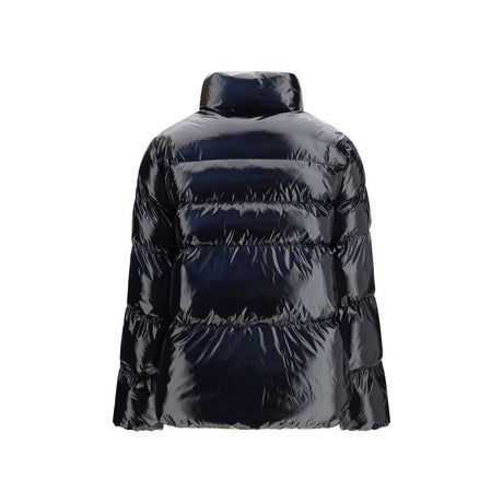 PINKO Black Polyamide Full-Length Jacket