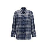 PINKO Blue Polyester Pattern Shirt