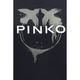 PINKO Black Cotton Sweatshirt