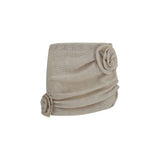 Magda Butrym Beige Lycra Mini Skirt