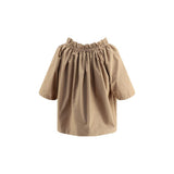Saint Laurent Beige Cotton Shortsleeve Shirt