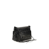 Balenciaga Black Lamb Ovis Aries Aries Shoulder Bag