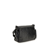 Balenciaga Black Lamb Ovis Aries Aries Shoulder Bag