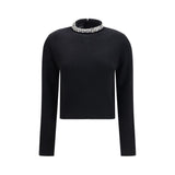 PINKO Black Wool Oves Aries Sweatshirt