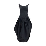 Magda Butrym Black Polyester Casual Dress