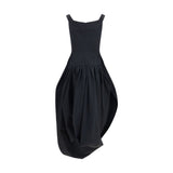 Magda Butrym Black Polyester Casual Dress