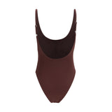 Magda Butrym Bordeaux Polyamide One-Piece Swimsuit
