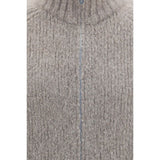 Brunello Cucinelli Gray Cashmere Cardigan