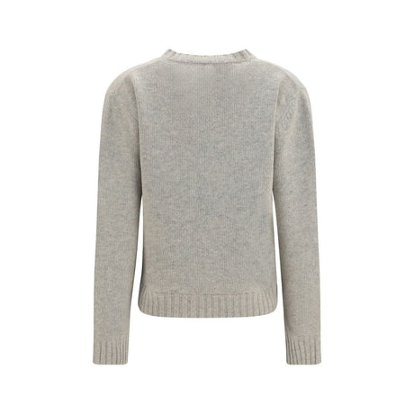 MM6 Gray Wool Oves Aries Sweatshirt