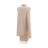 Fabiana Filippi Beige Wool Oves Aries Scarf