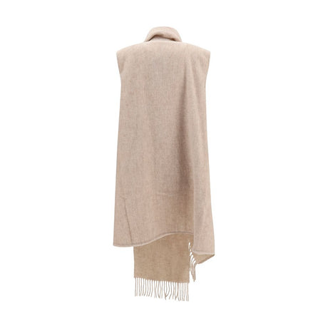 Fabiana Filippi Beige Wool Oves Aries Scarf