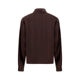 Tom Ford Brown Silk Dress Shirt