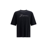 Jacquemus Black Cotton T-Shirt