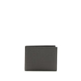 Ferragamo Black Calf Leather Bos Taurus Wallet