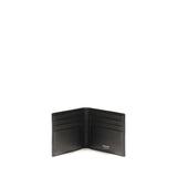 Ferragamo Black Calf Leather Bos Taurus Wallet