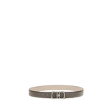 Ferragamo Brown Calf Leather Bos Taurus Regular Belt