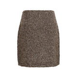 Fabiana Filippi Brown Polyamide Mini Skirt