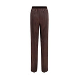 Tom Ford Brown Silk Casual Pants