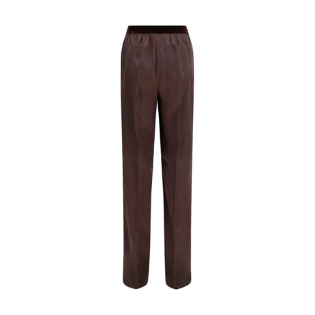 Tom Ford Brown Silk Casual Pants