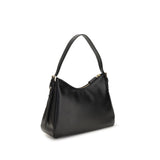 Prada Black Calf Leather Bos Taurus Shoulder Bag