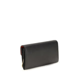 Ferragamo Black Calf Leather Bos Taurus Wallet